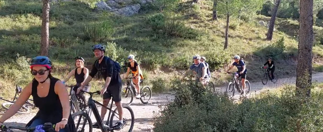 team building VTT AE Sainte Victoire